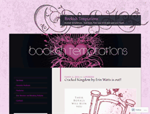 Tablet Screenshot of bookishtemptations.com